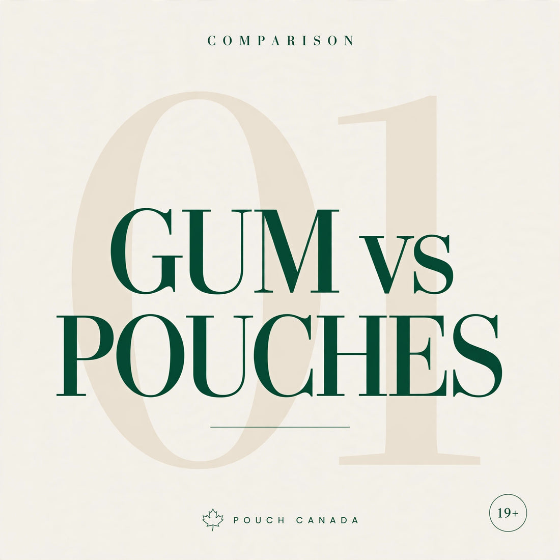 Nicotine Gum vs Nicotine Pouches: What's the Difference?