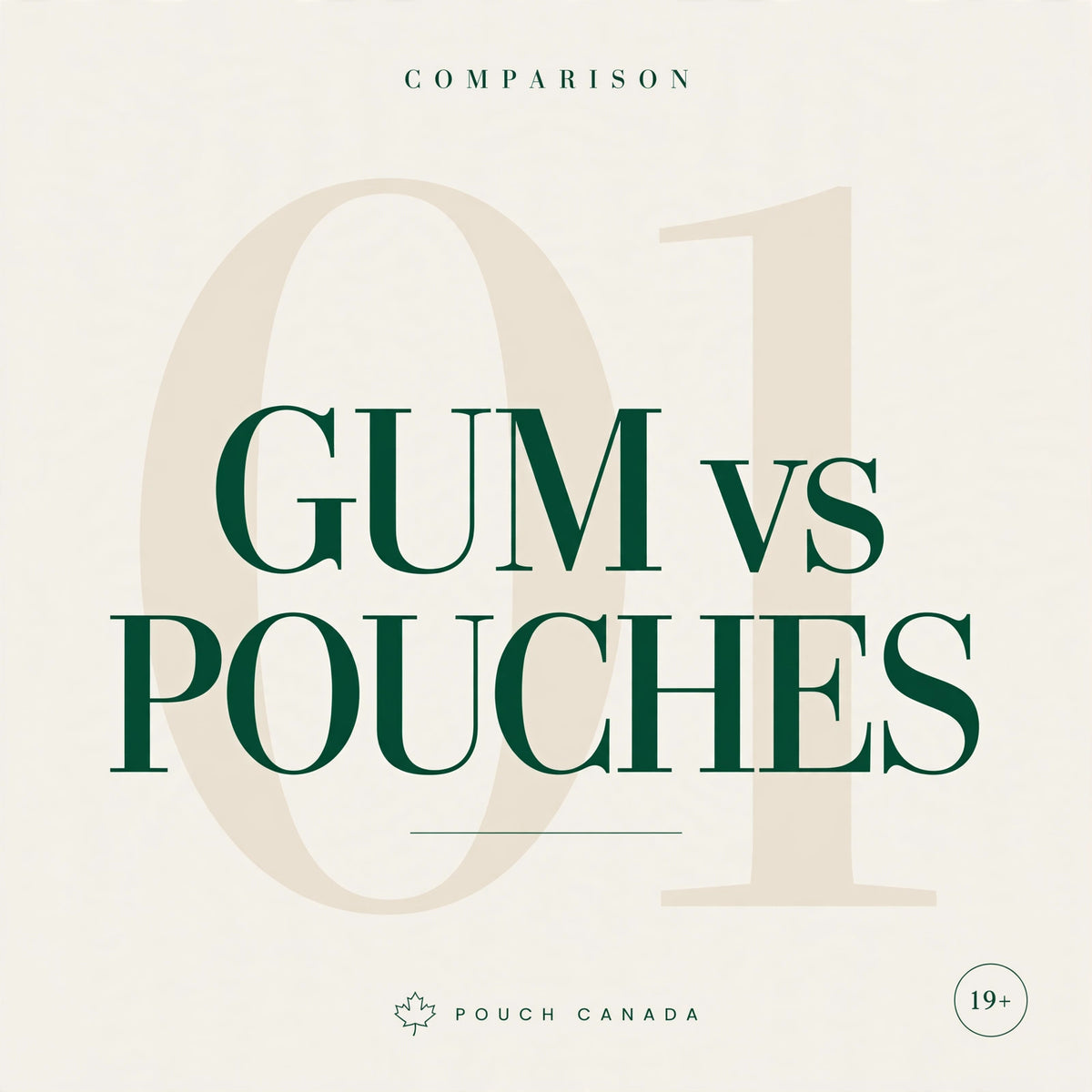 Nicotine Gum vs Nicotine Pouches: What's the Difference?