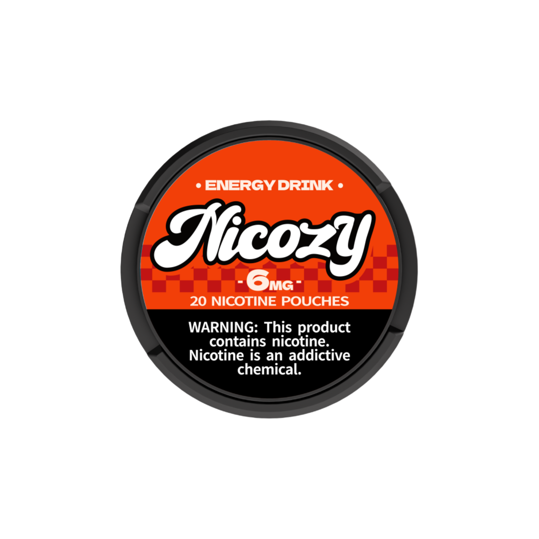 Nicozy Energy Drink nicotine pouch tin - official product image