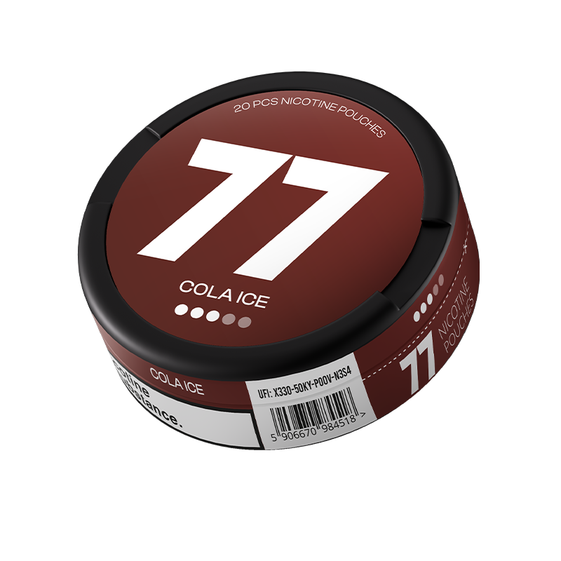 77 Cola Ice / 10.4 mg can, transparent background