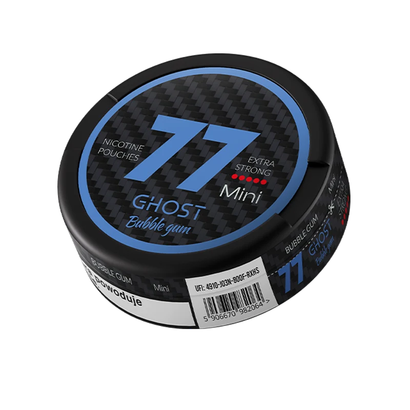 77 Ghost Mini Bubble Gum 20 mg official can 800×800