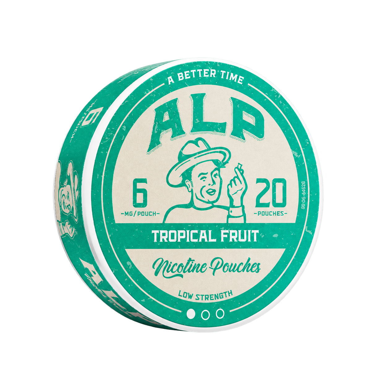 ALP nicotine pouch tin - transparent product image