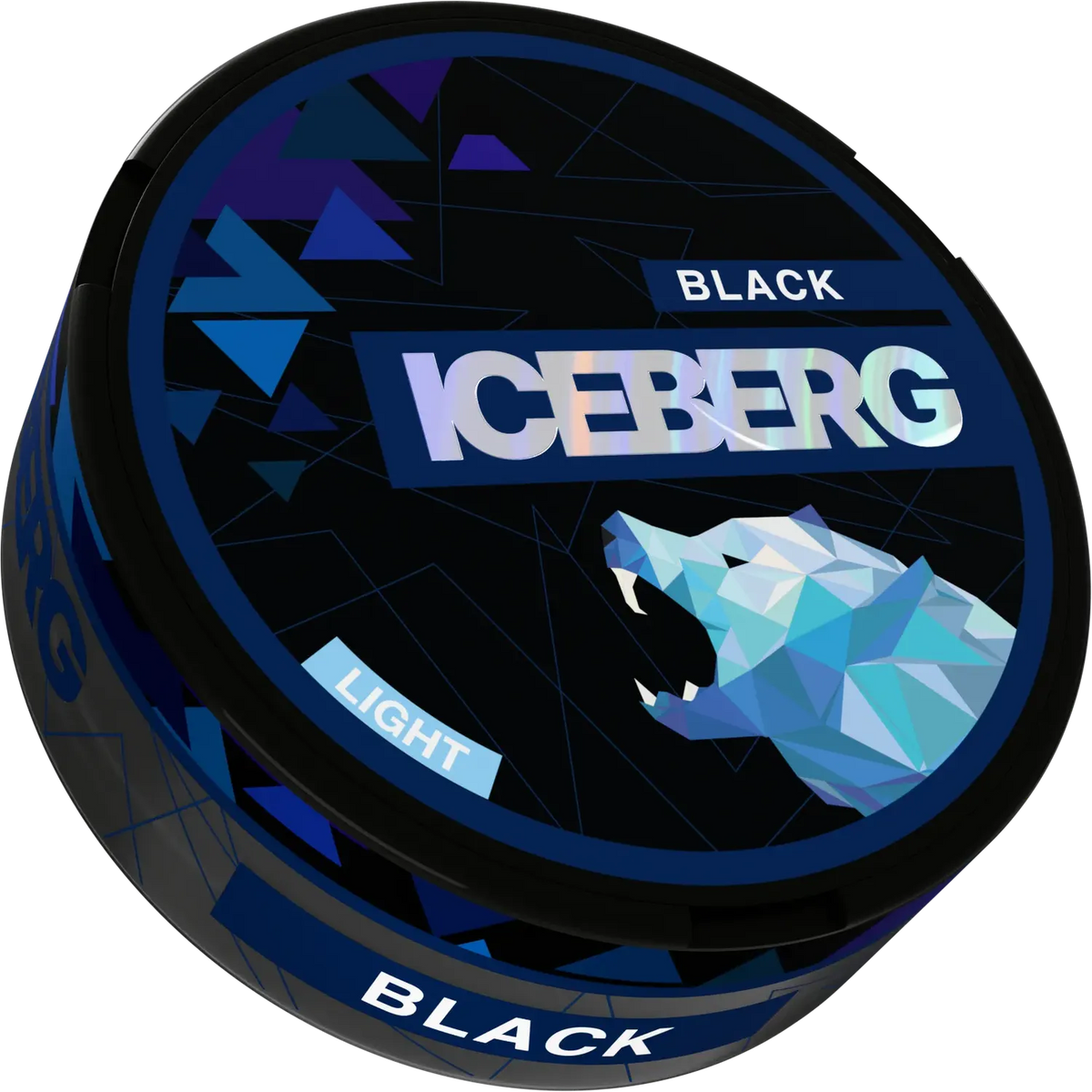 ICEBERG Black 10 mg official transparent can