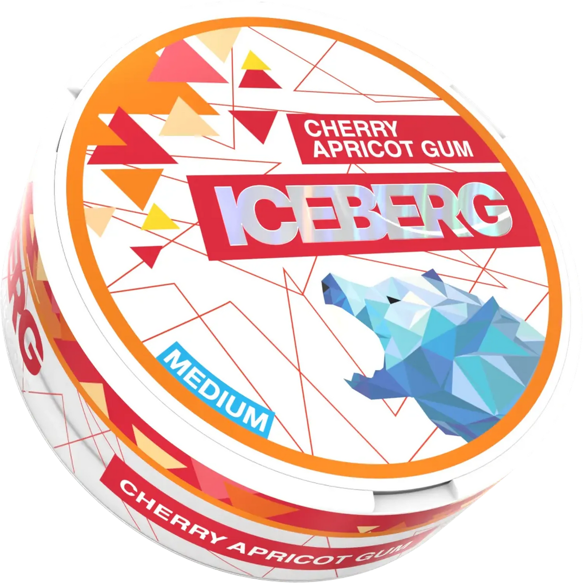 ICEBERG Cherry Apricot Gum 20 mg official transparent can