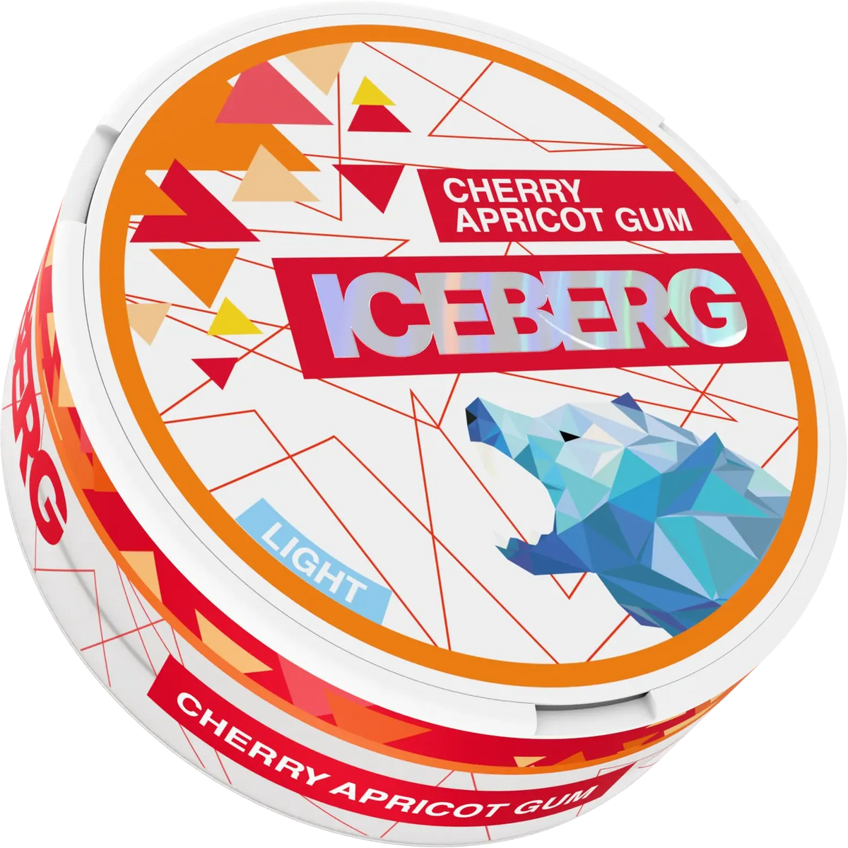 ICEBERG Cherry Apricot Gum 6 mg official transparent can