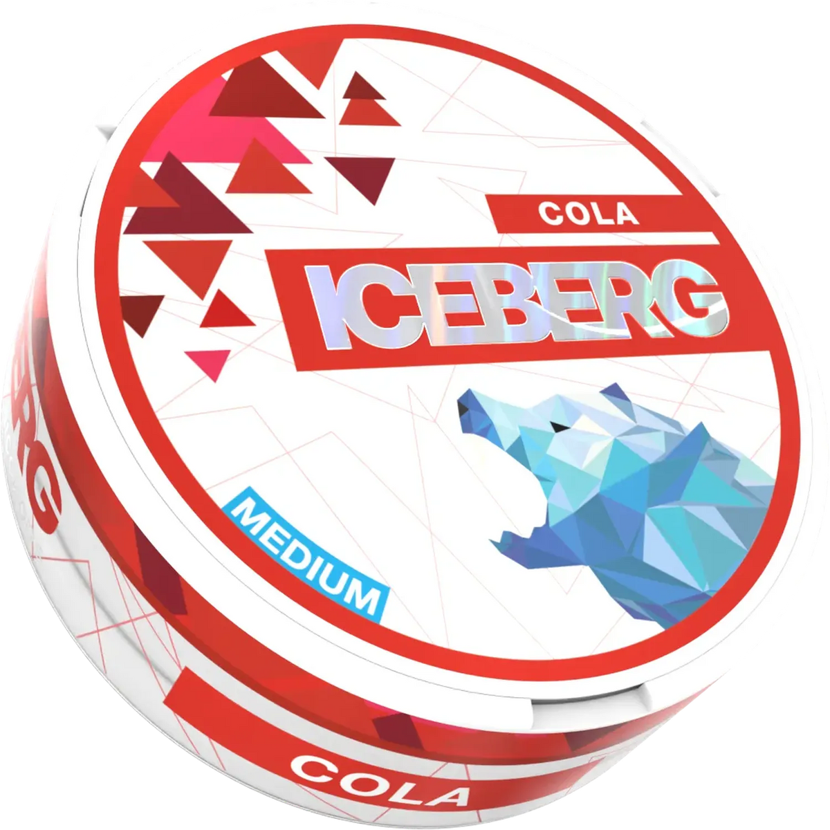 ICEBERG Cola 10 mg official transparent can