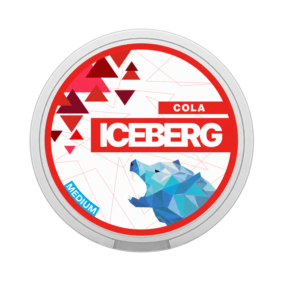 ICEBERG nicotine pouch tin - transparent product image