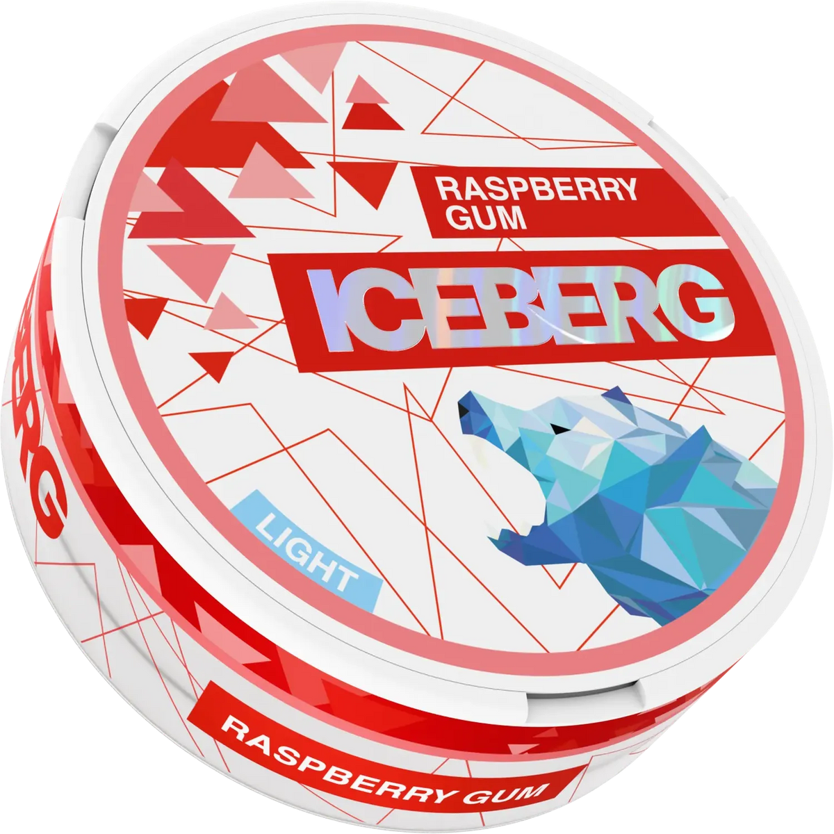 ICEBERG Raspberry Gum 10 mg official transparent can
