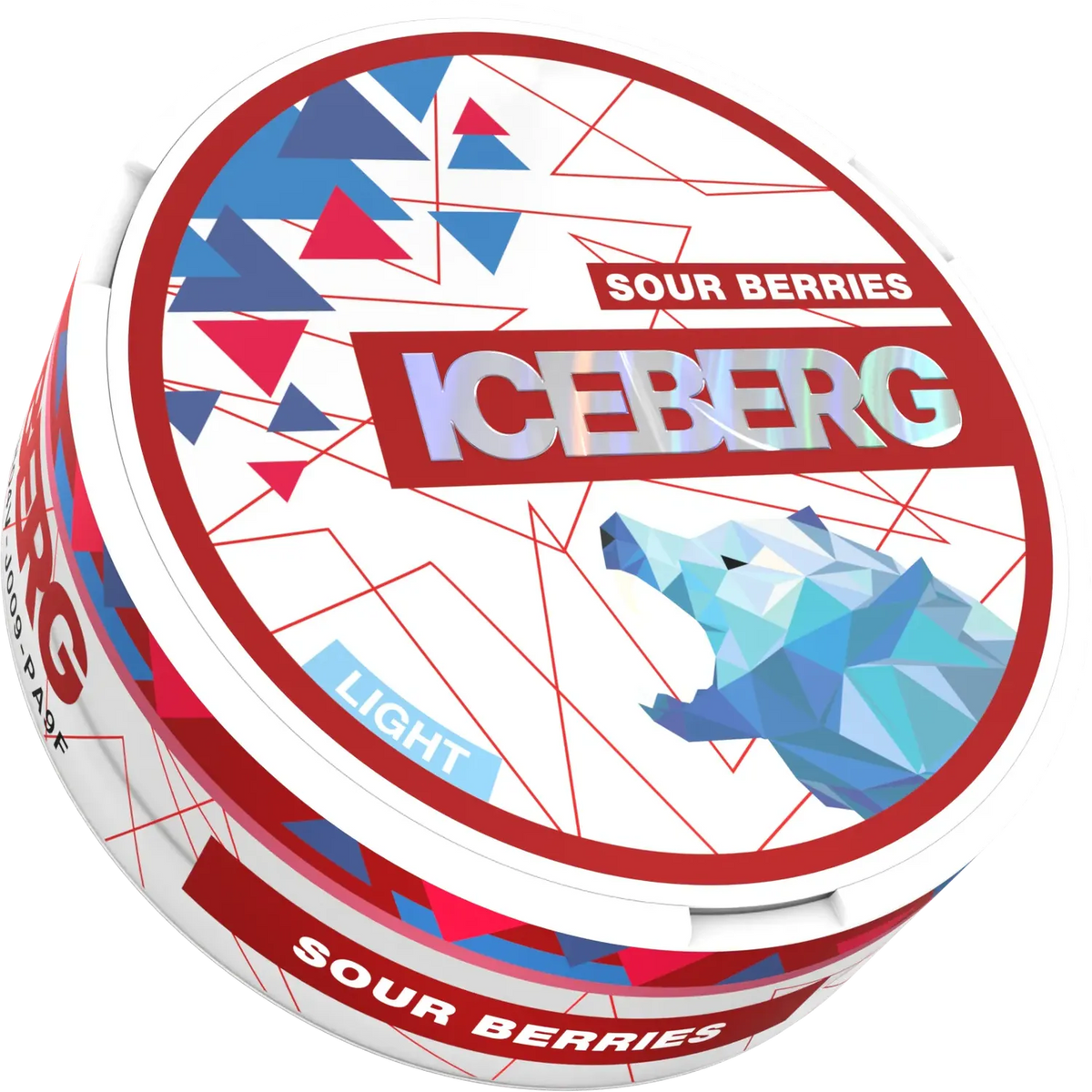 ICEBERG Sour Berries 10 mg official transparent can