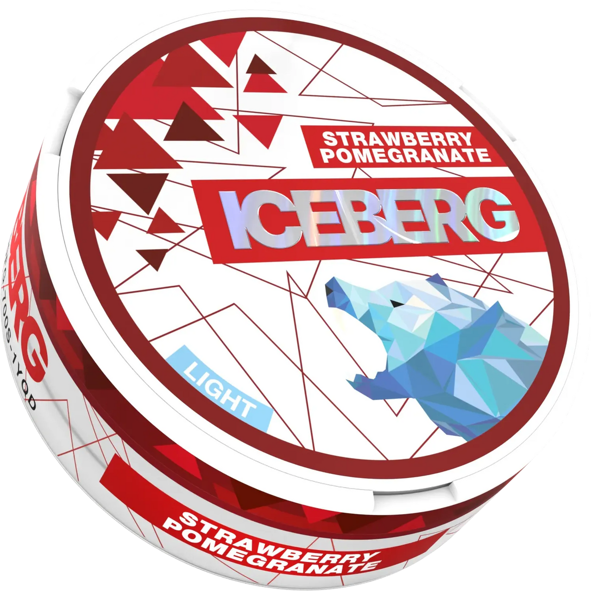 ICEBERG Strawberry Pomegranate 16 mg official transparent can