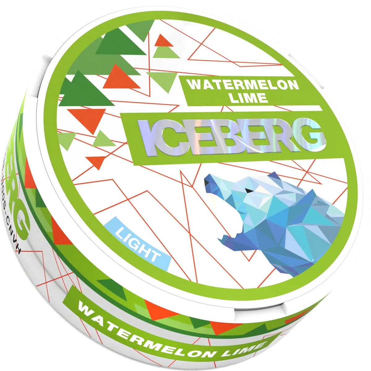 ICEBERG Watermelon Lime 10 mg official transparent can