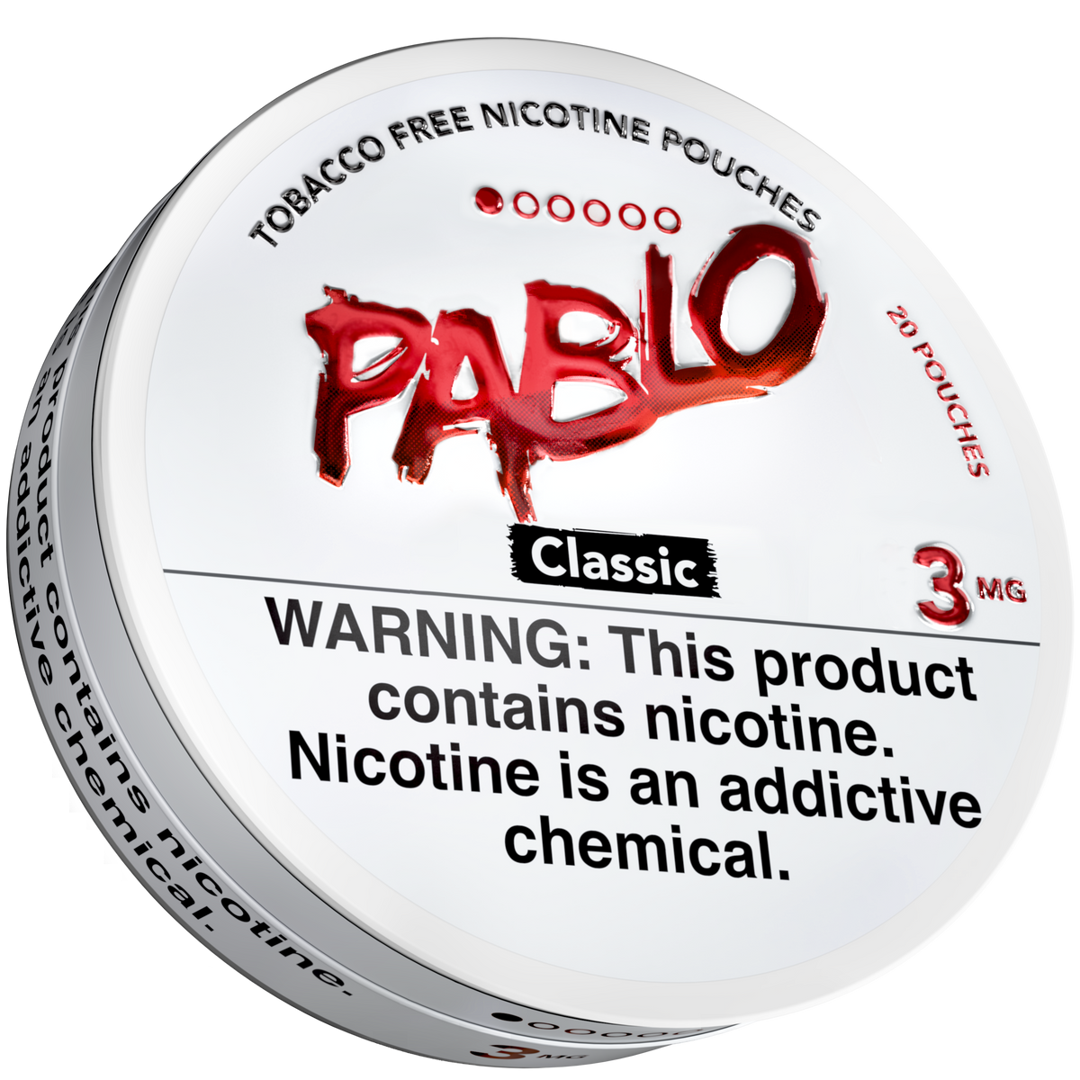 Pablo Classic 3 mg nicotine pouch tin