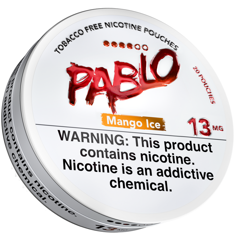 Pablo Mango Ice 13 mg nicotine pouch tin