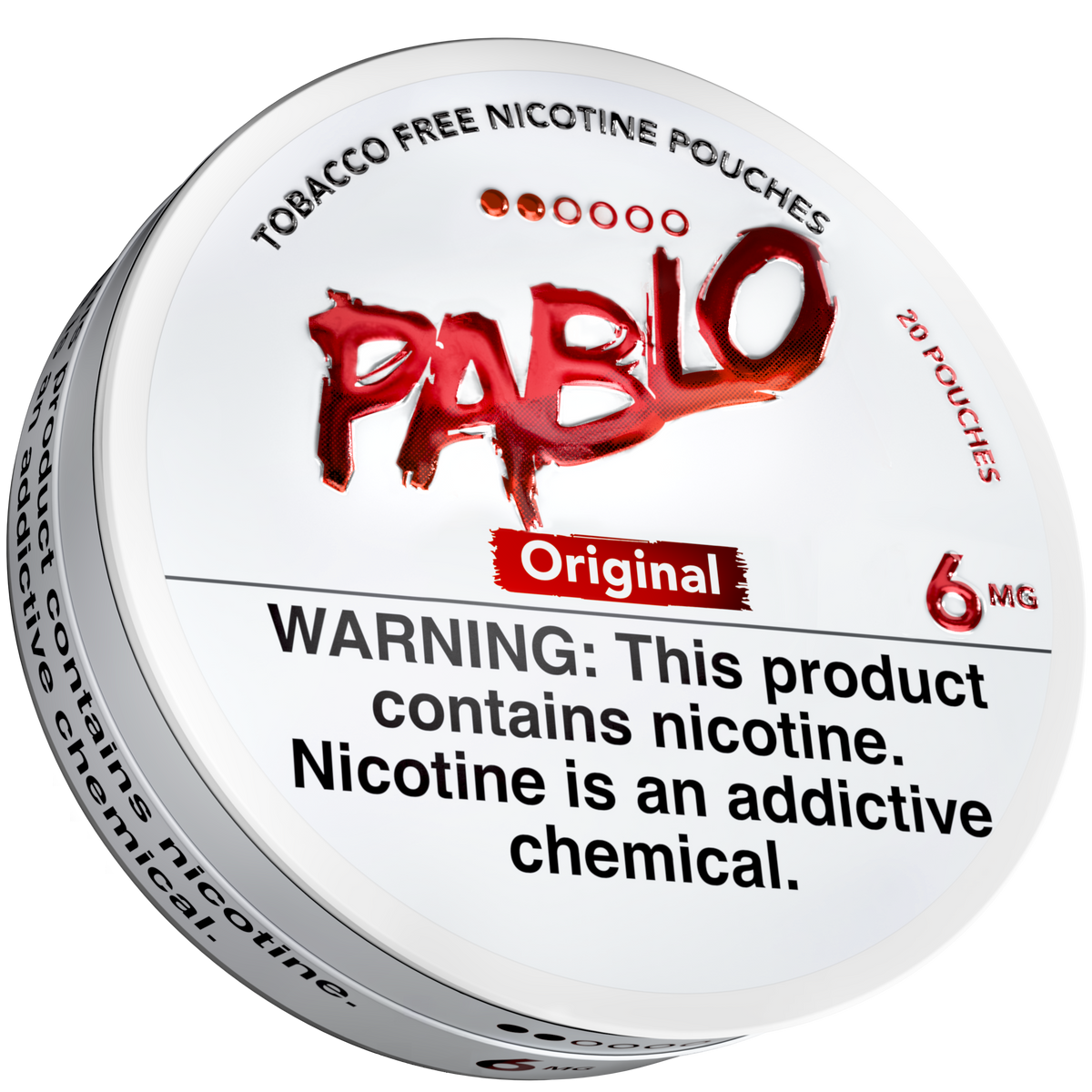 Pablo Original 6 mg nicotine pouch tin