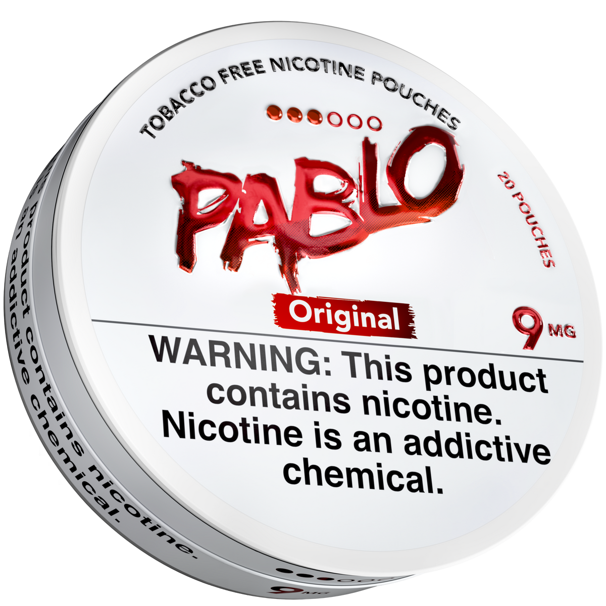 Pablo Original 9 mg nicotine pouch tin