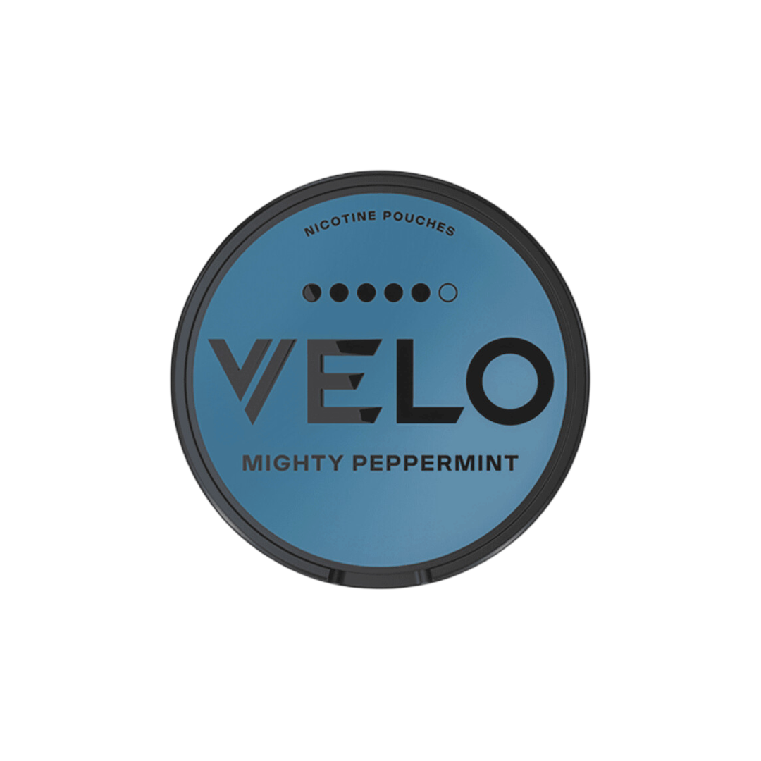 VELO mighty peppermint nicotine pouches