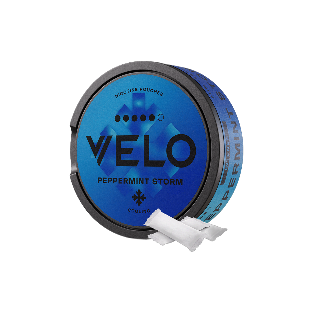 VELO peppermint storm nicotine pouches