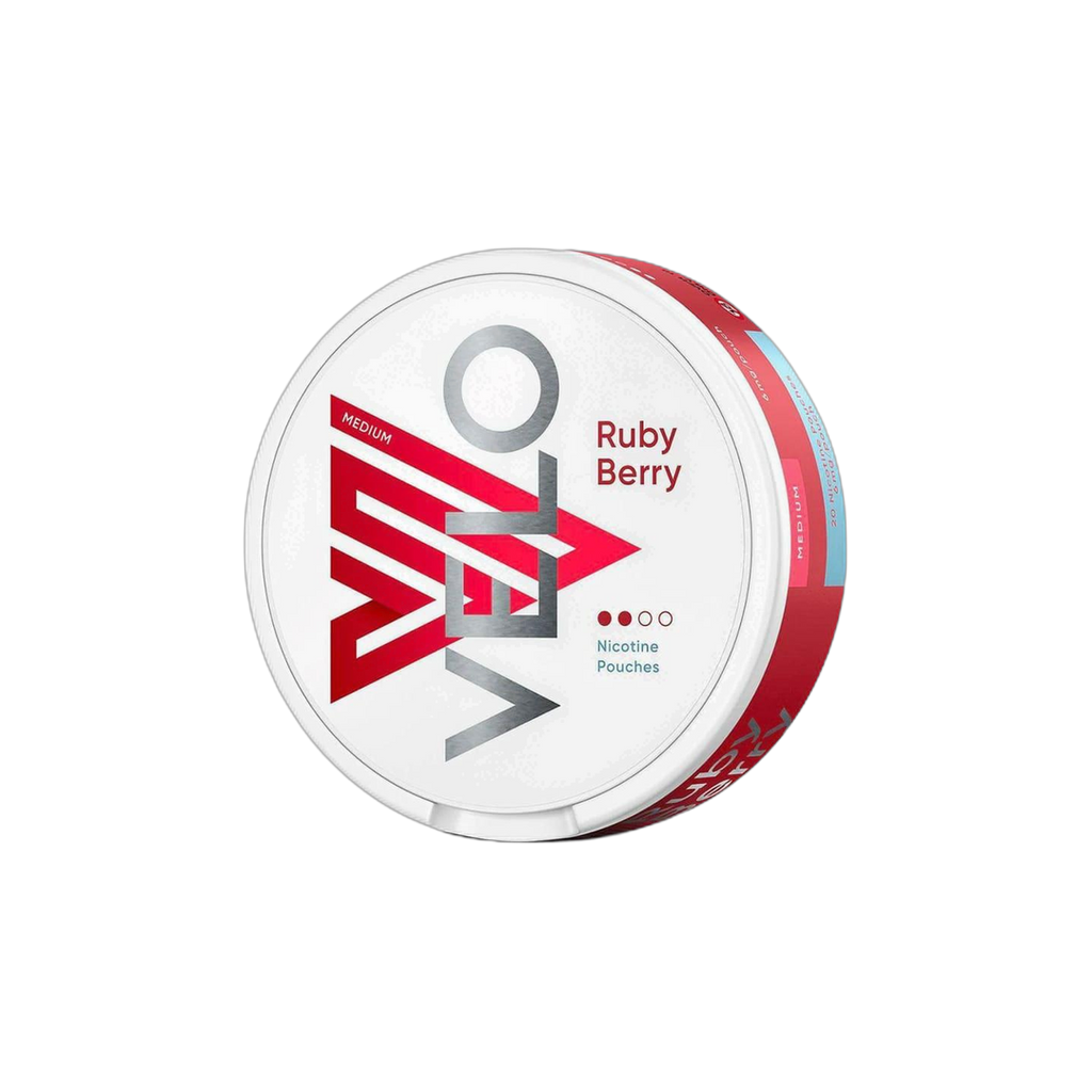 VELO ruby berry nicotine pouches