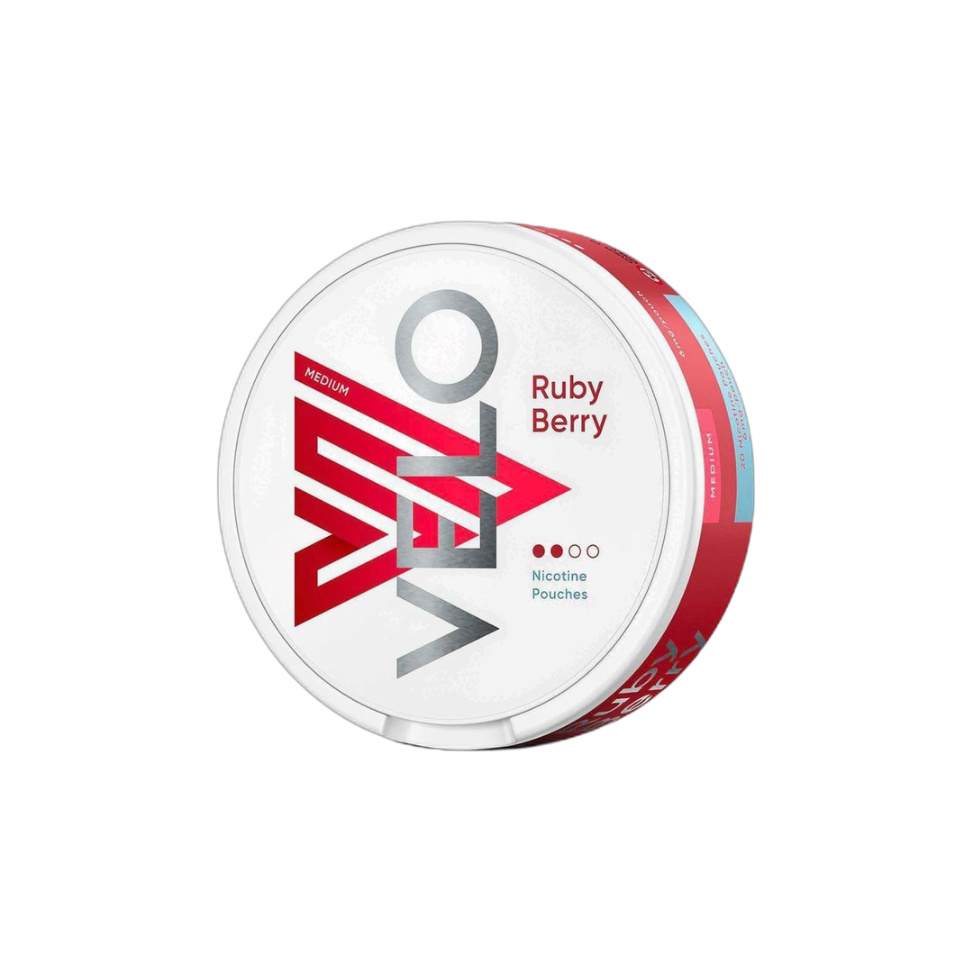 VELO ruby berry nicotine pouches